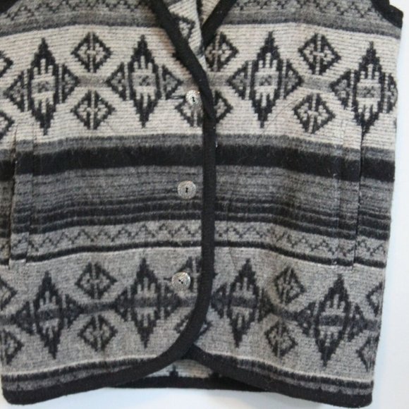 VTG Woolrich Wool Blend Southwestern Vest H11400 - Picture 2 of 7